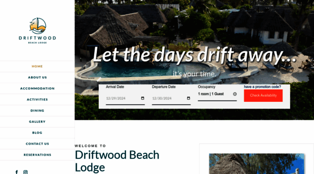 driftwoodbeachlodge.com