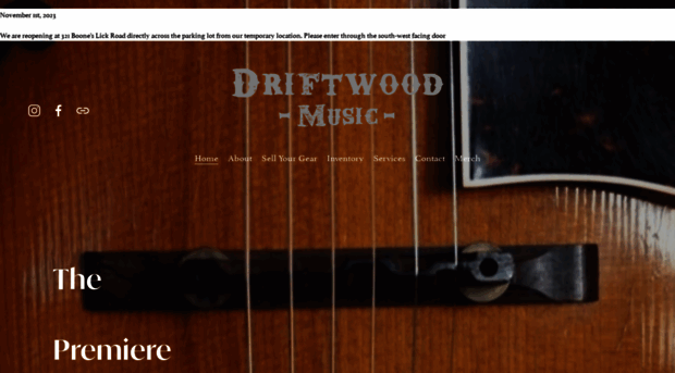 driftwoodmusicshop.com