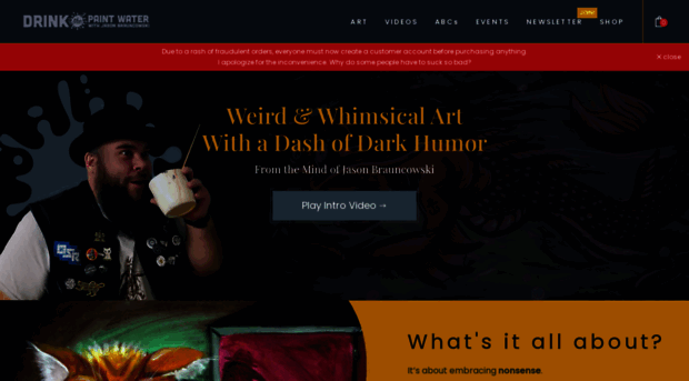 drinkthepaintwater.com
