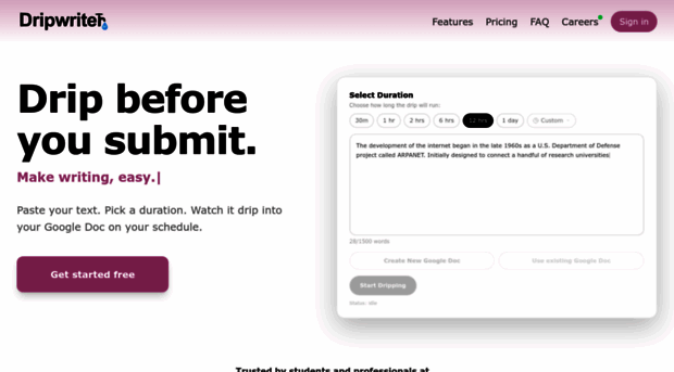 dripwriter.com