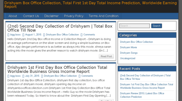 drishyamboxofficecollection.com