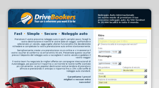 drivebookers.it