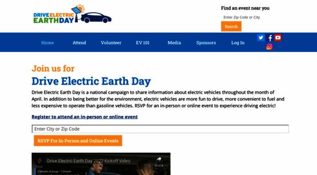 driveelectricearthday.org