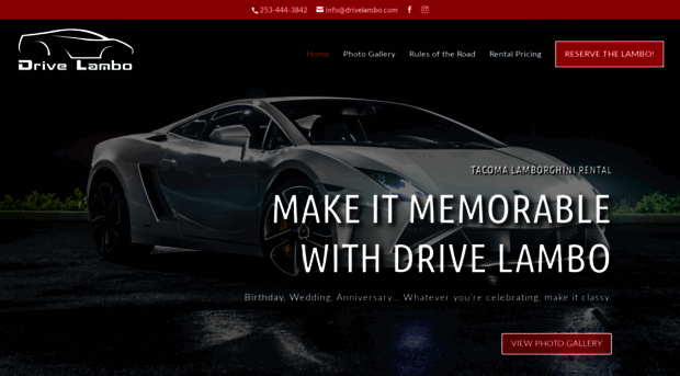 drivelambo.com