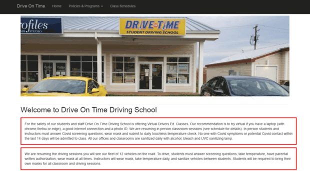 driveontimeschool.com