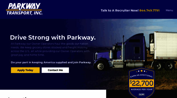 driveparkwaytransport.com