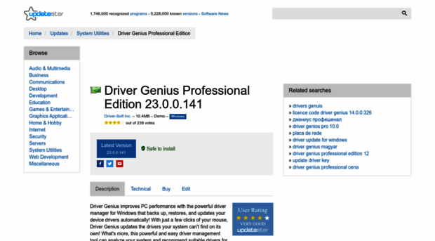 driver-genius-professional-edition.updatestar.com