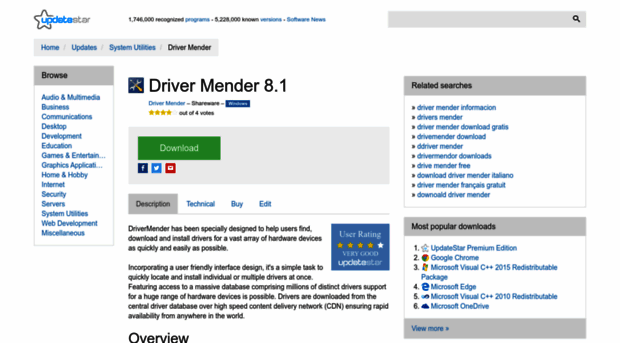 driver-mender.updatestar.com