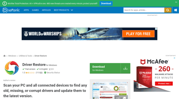 driver-restore.en.softonic.com