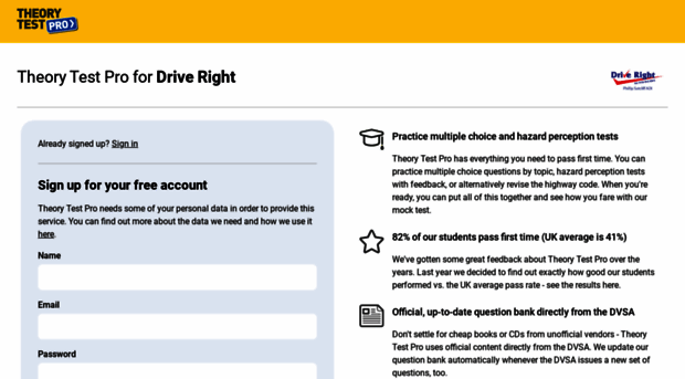 driveright.theorytestpro.co.uk