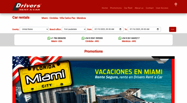 driversrentacar.com