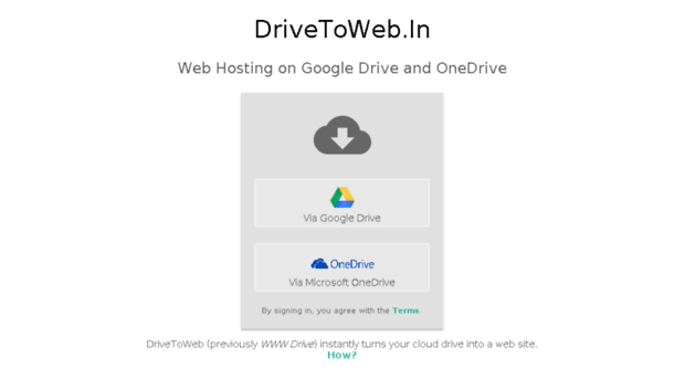 drivetoweb.in