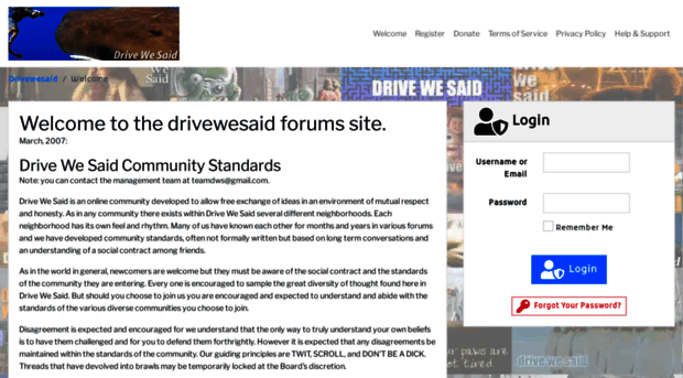 drivewesaid.com