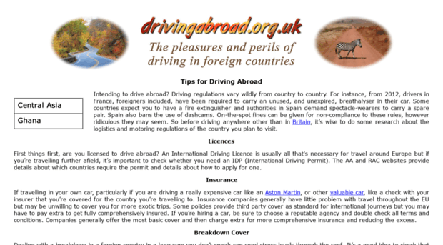 drivingabroad.org.uk