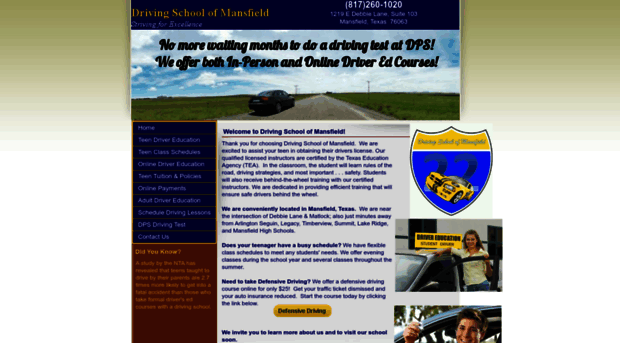 drivingschoolofmansfield.com