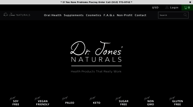 drjonesnaturals.com