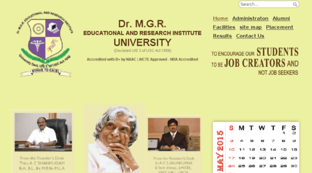 drmgruniversity.in