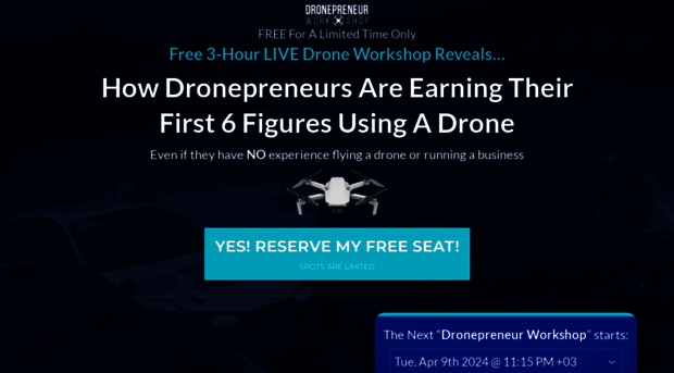 dronepreneurworkshop.com