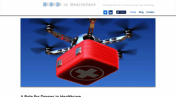 dronesinhealthcare.com