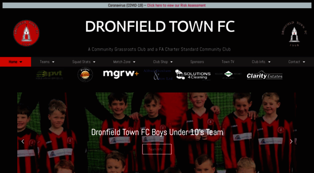 dronfieldtownfc.com