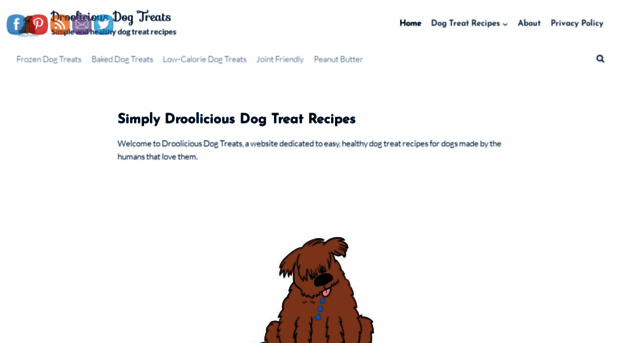 drooliciousdogtreats.com