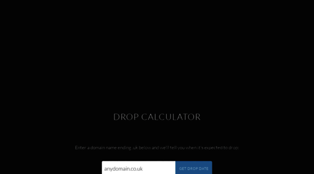 dropcalculator.co.uk