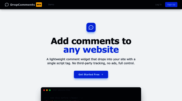 dropcomments.net