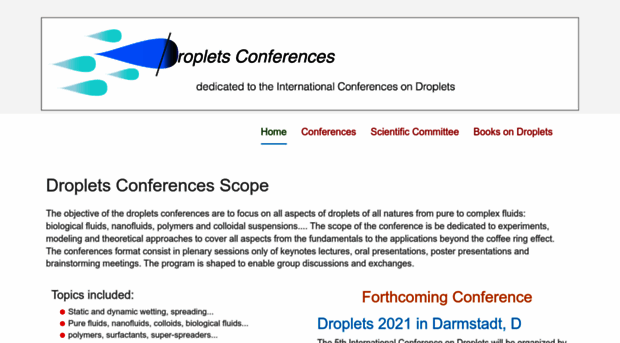 droplets-conferences.com