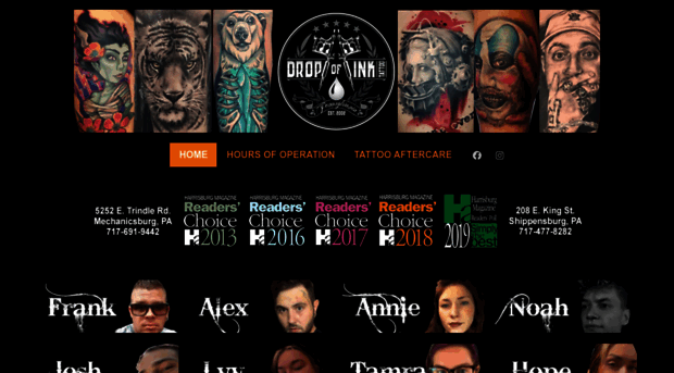 dropofinktattoo.com