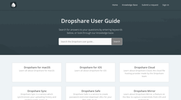 dropshare.zendesk.com