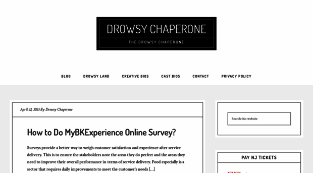 drowsychaperone.com