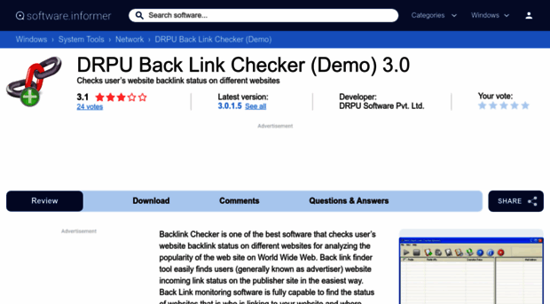 drpu-back-link-checker-demo.software.informer.com