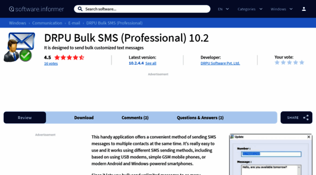 drpu-bulk-sms-professional.software.informer.com