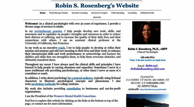 drrobinrosenberg.com