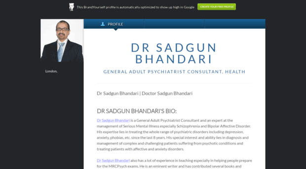 drsadgunbhandari.brandyourself.com