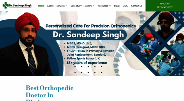drsandeeportho.com