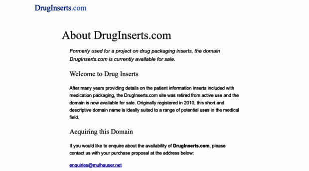 druginserts.com