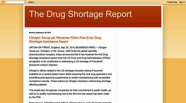drugshortagereport.blogspot.com