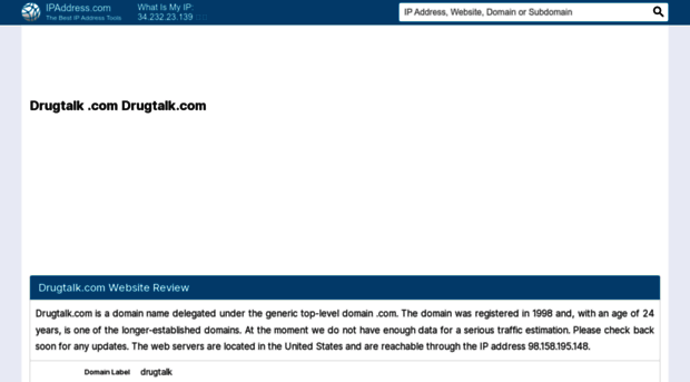 drugtalk.com.ipaddress.com