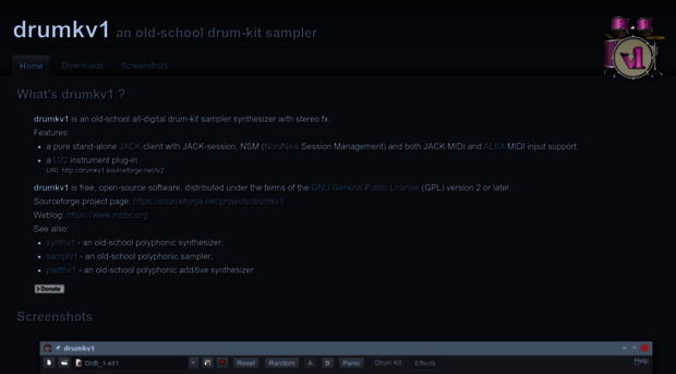drumkv1.sourceforge.io