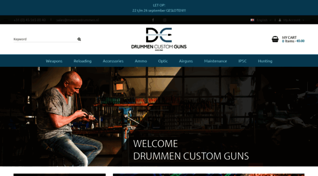 drummencustomguns.com