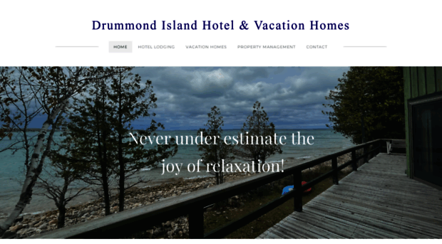 drummondislandvacationhomes.com