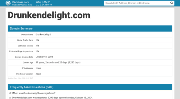 drunkendelight.com.ipaddress.com