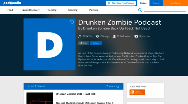 drunkenzombie.podomatic.com