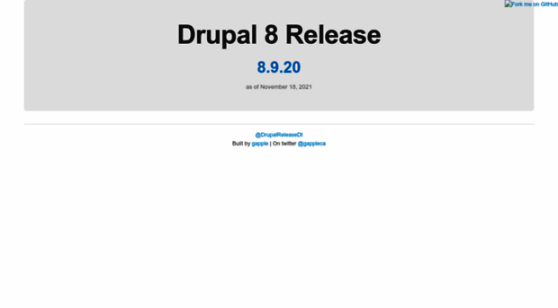 drupalreleasedate.com