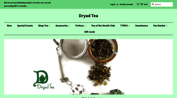 dryadtea.com