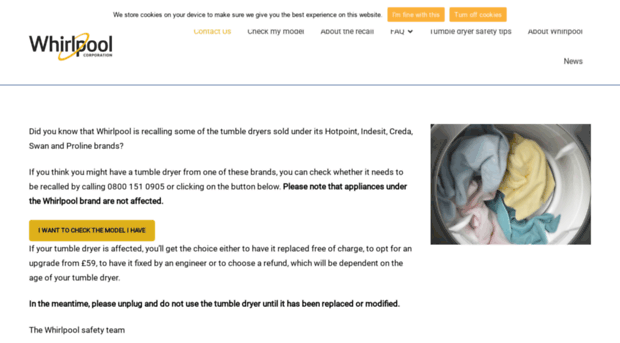 dryerrecall.whirlpool.co.uk