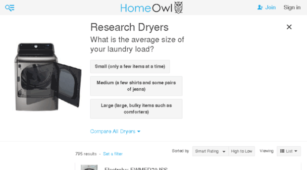 dryers.findthebest.com