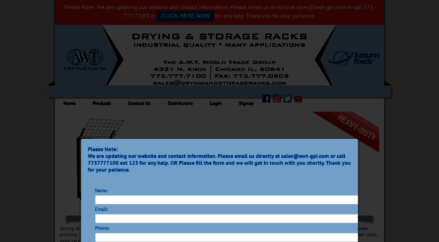 dryingandstorageracks.com