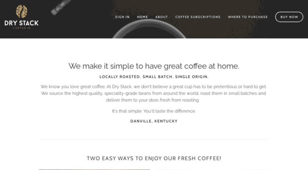 drystackcoffee.com